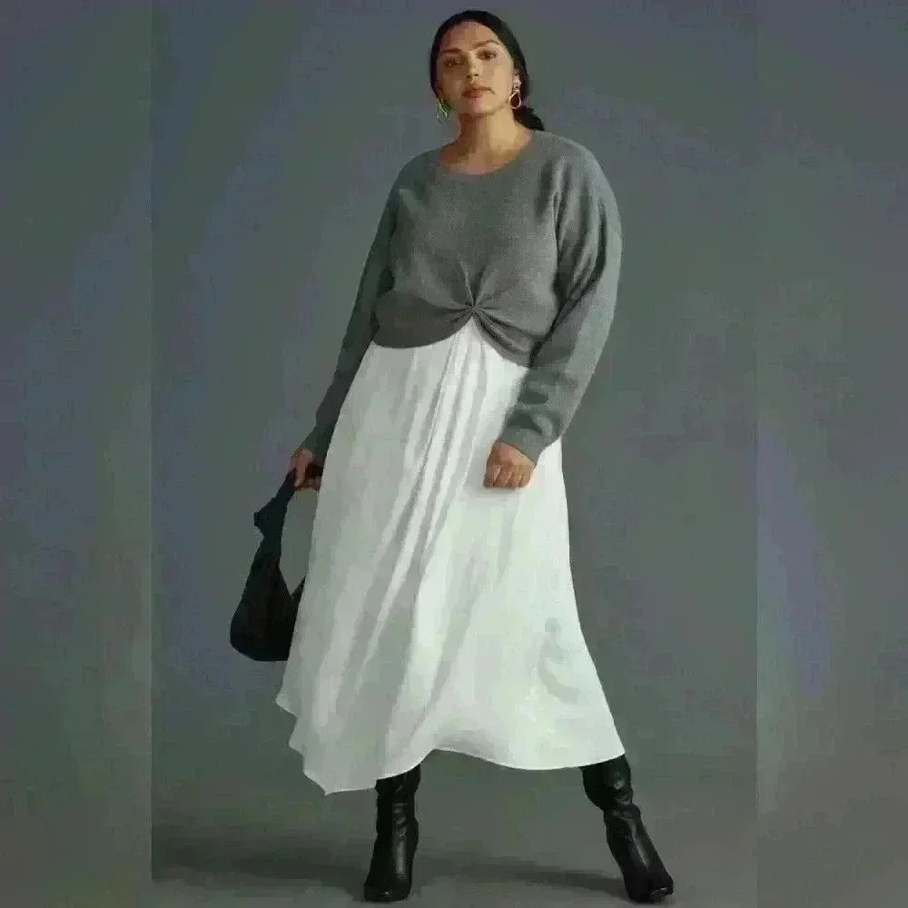 Anthropology Maxi white dress size S - Picture 5 of 16